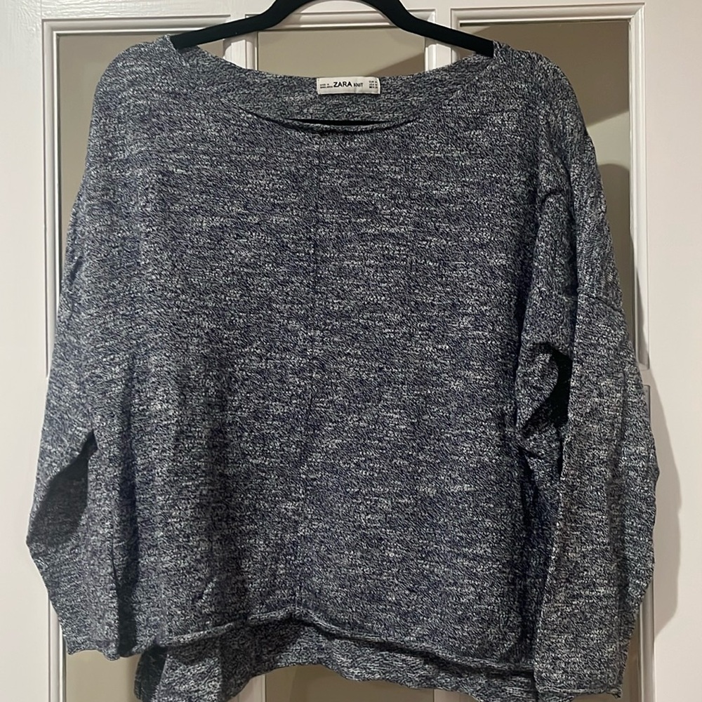 slouchy light sweater